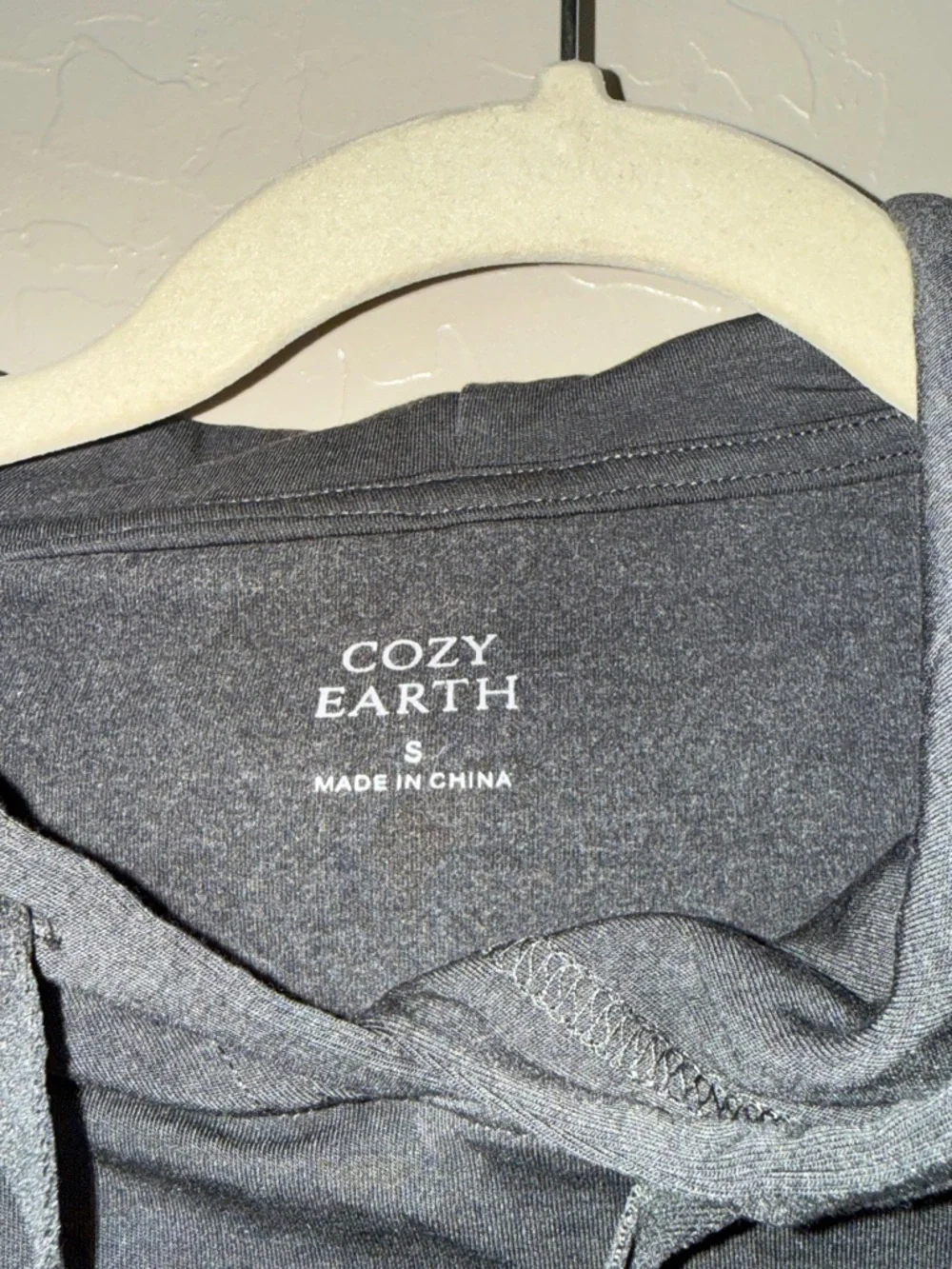 Women's Brushed Bamboo Hoodie grey size small
